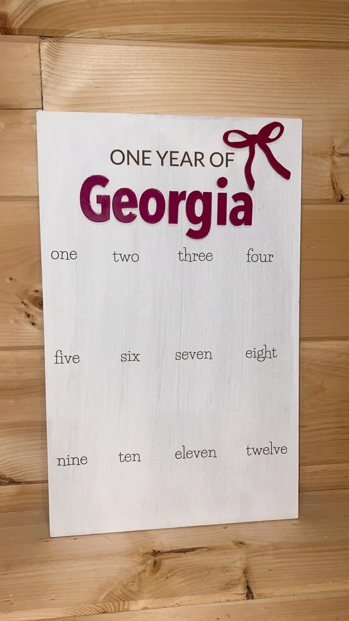 One year memory board image 0