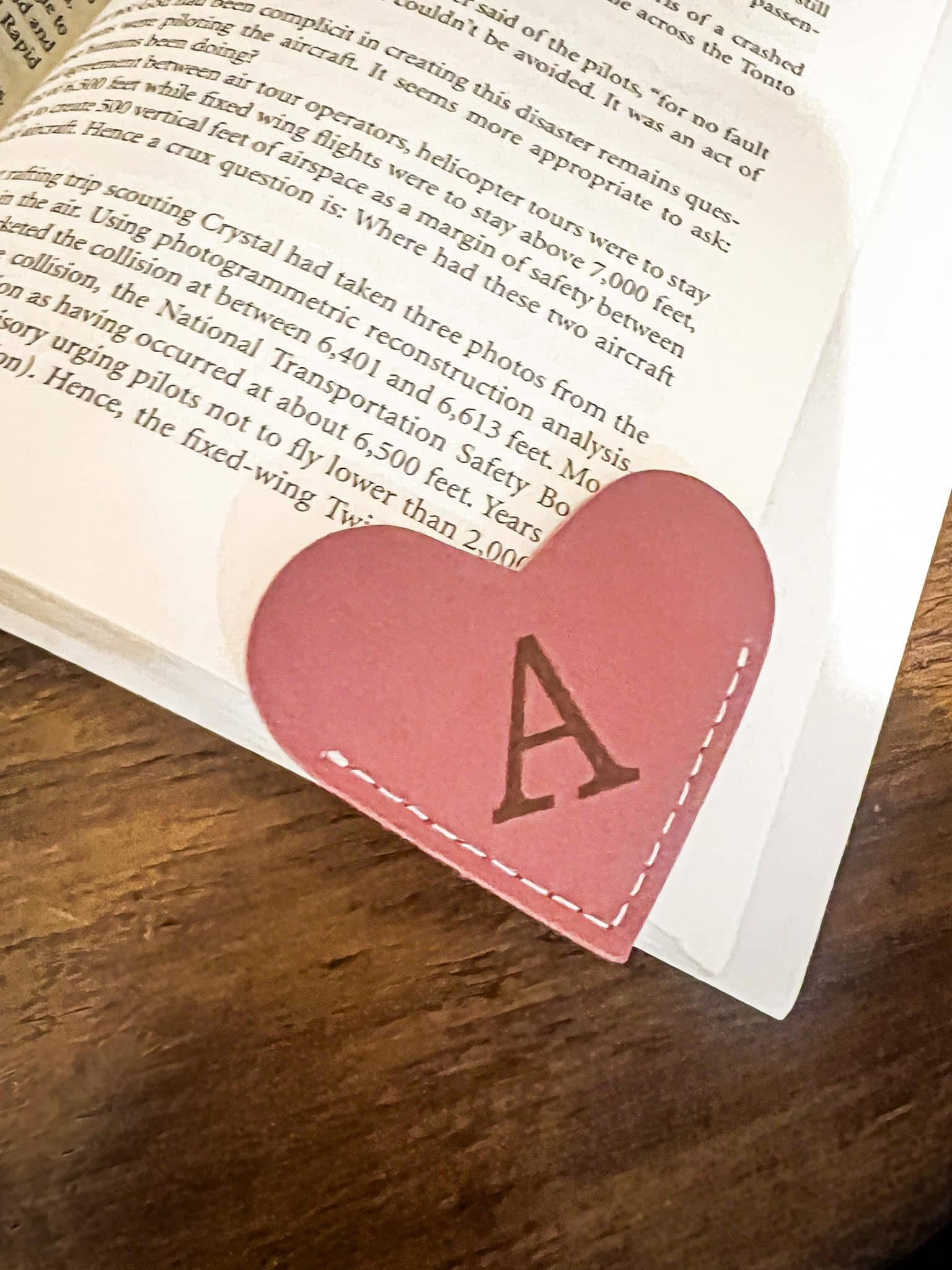 leather bookmark image 0